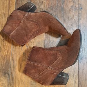 Women's Frye- Renee seam short booties